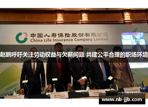 赵鹏呼吁关注劳动权益与欠薪问题 共建公平合理的职场环境